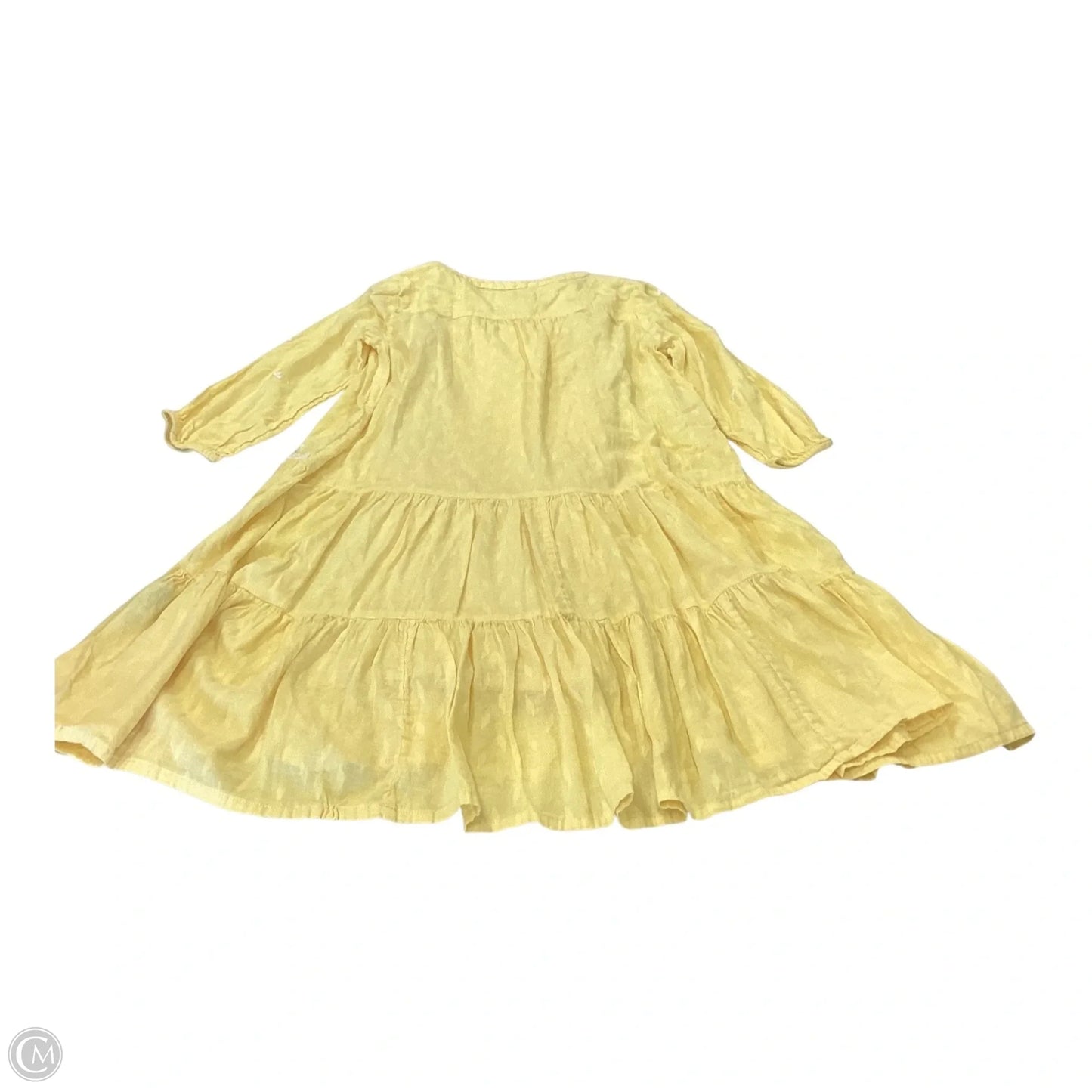 Dress Casual Short By Clothes Mentor In Yellow, Size: Xs