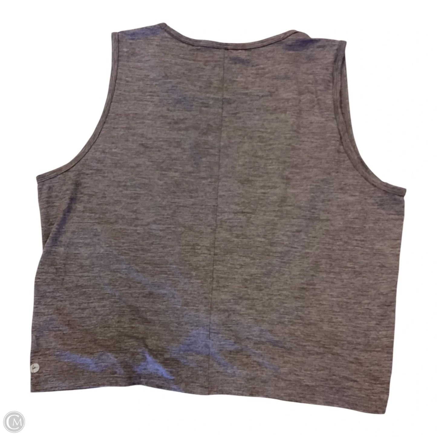 Athletic Tank Top By 90 Degrees By Reflex In Grey, Size: 2x