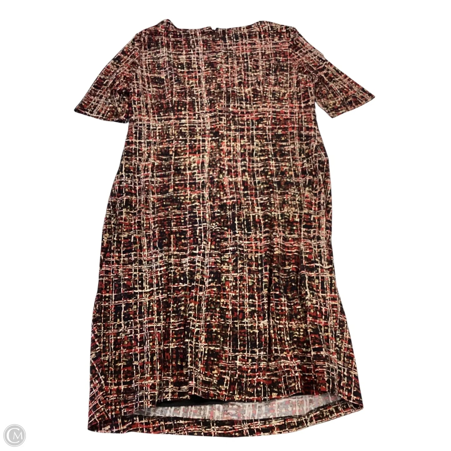 Dress Casual Short By Anne Klein In Black & Red, Size: 16