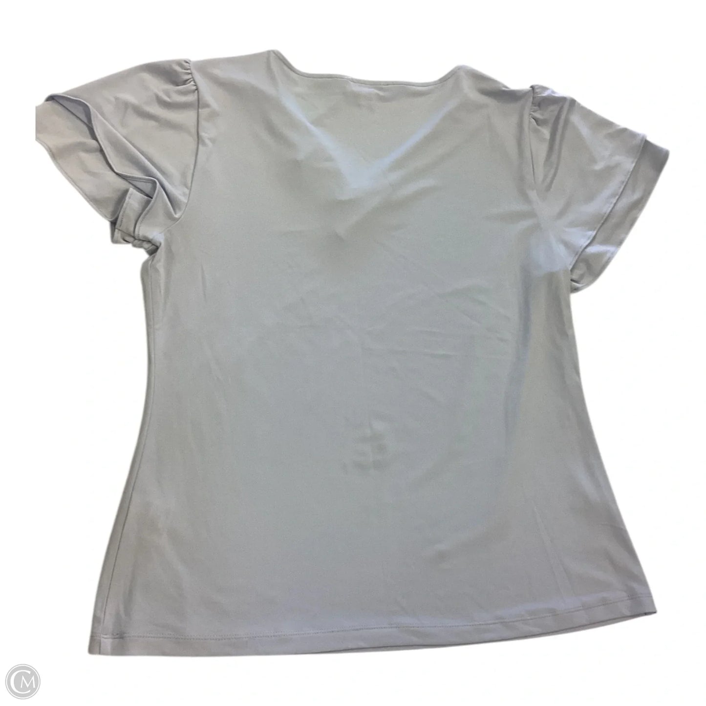 Top Short Sleeve By Calvin Klein In Blue, Size: L