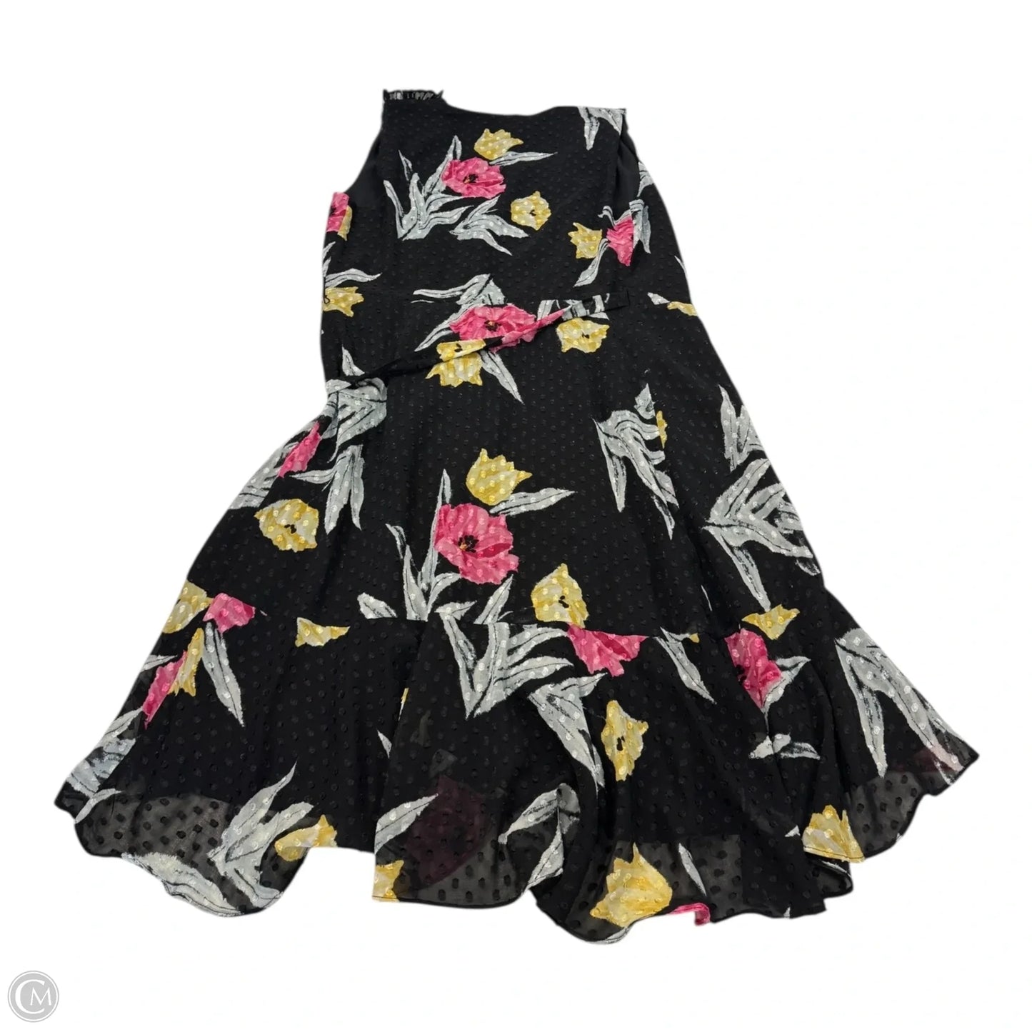 Dress Casual Short By Isaac Mizrahi In Floral Print, Size: S