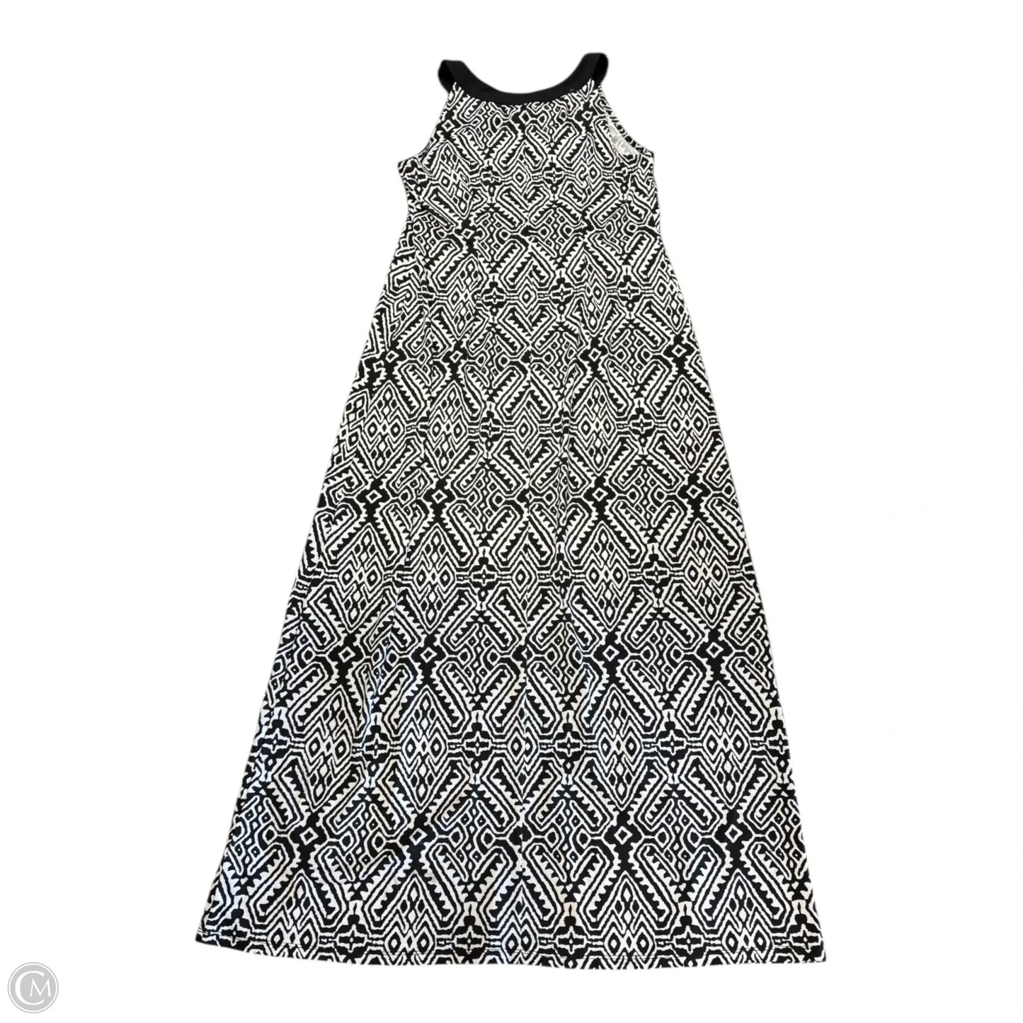 Dress Casual Maxi By Ab Studio In Black & White, Size: L