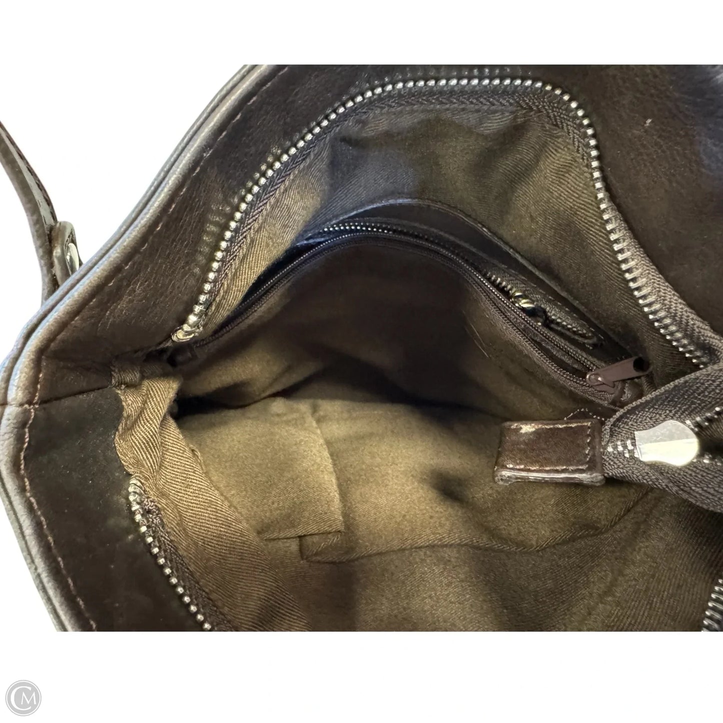 Crossbody Leather By Clothes Mentor, Size: Medium