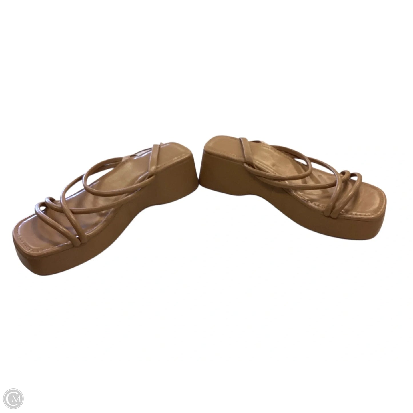 Shoes Heels Block By Clothes Mentor In Brown, Size: 10