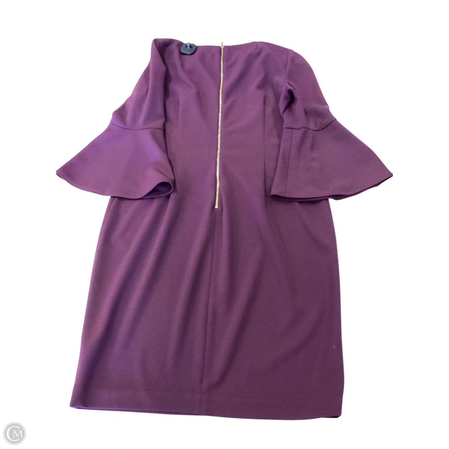 Dress Casual Short By Calvin Klein In Maroon, Size: 14