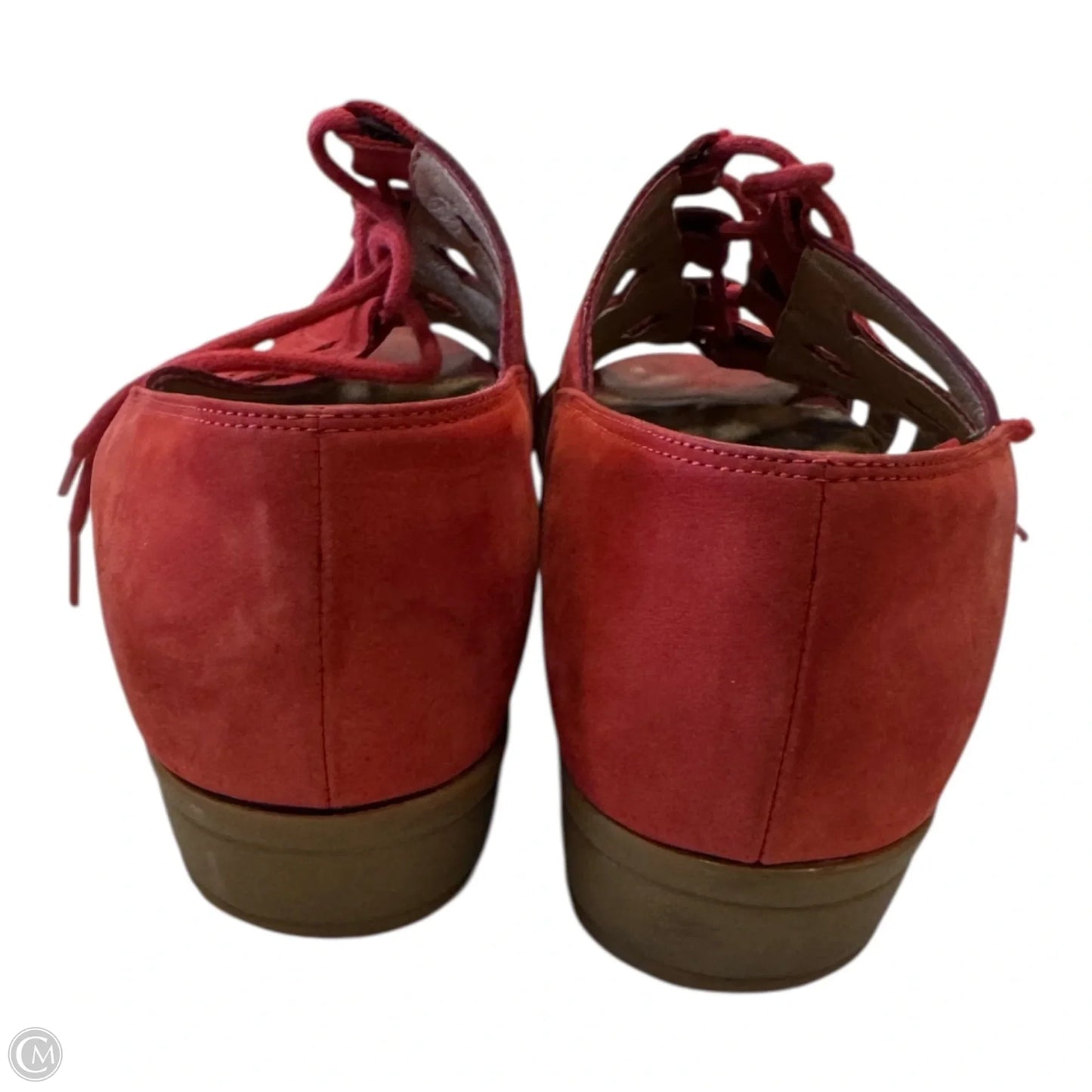 Shoes Heels Wedge By Clothes Mentor In Red, Size: 8.5