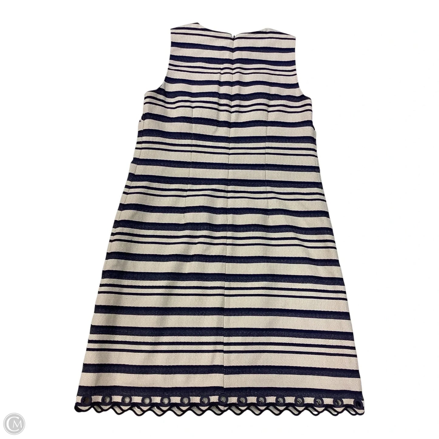 Dress Casual Short By J. Crew In Blue & Cream, Size: 2