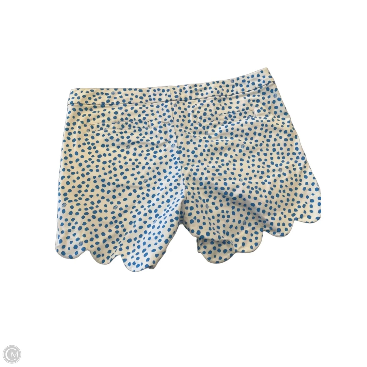 Shorts Designer By Lilly Pulitzer In Blue & White, Size: 12