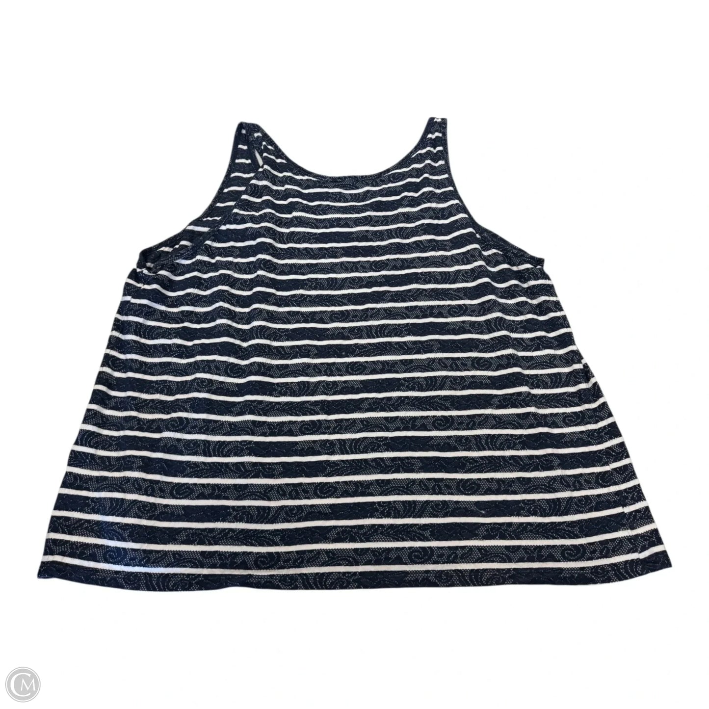 Top Sleeveless By Lane Bryant In Navy, Size: 26