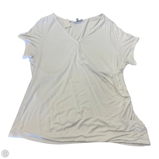 Top Short Sleeve By Northstyle In White, Size: 1x