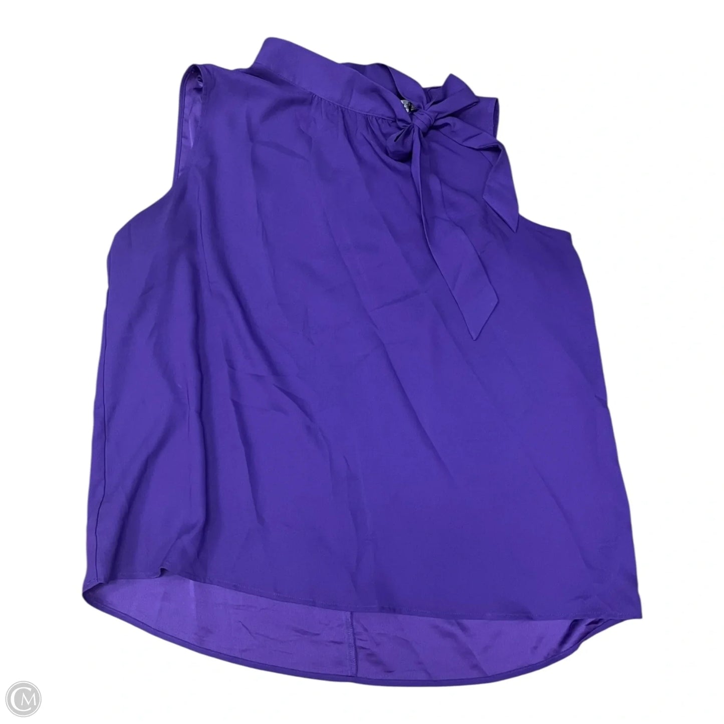 Top Sleeveless By Ann Taylor In Purple, Size: Xl