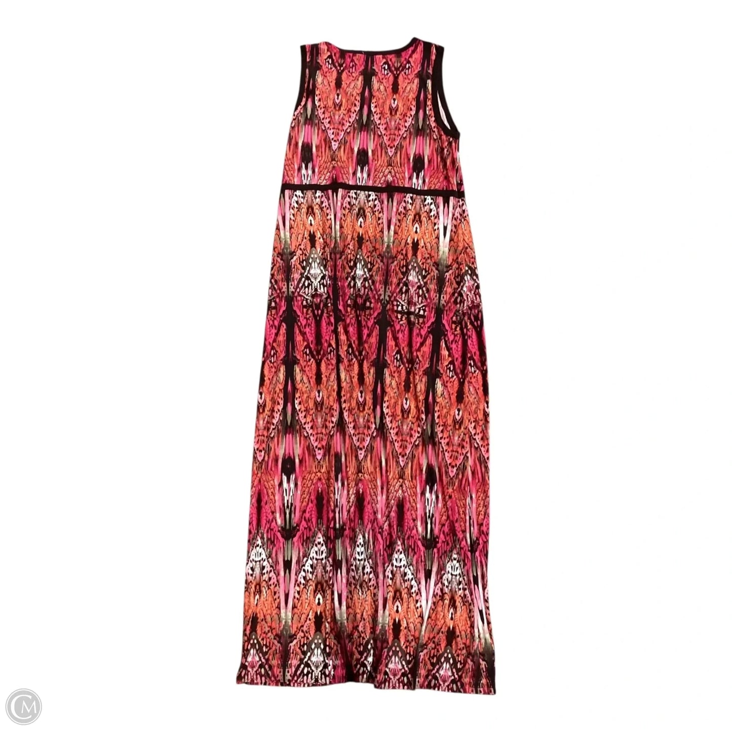Dress Casual Maxi By Chicos In Multi-colored, Size: L