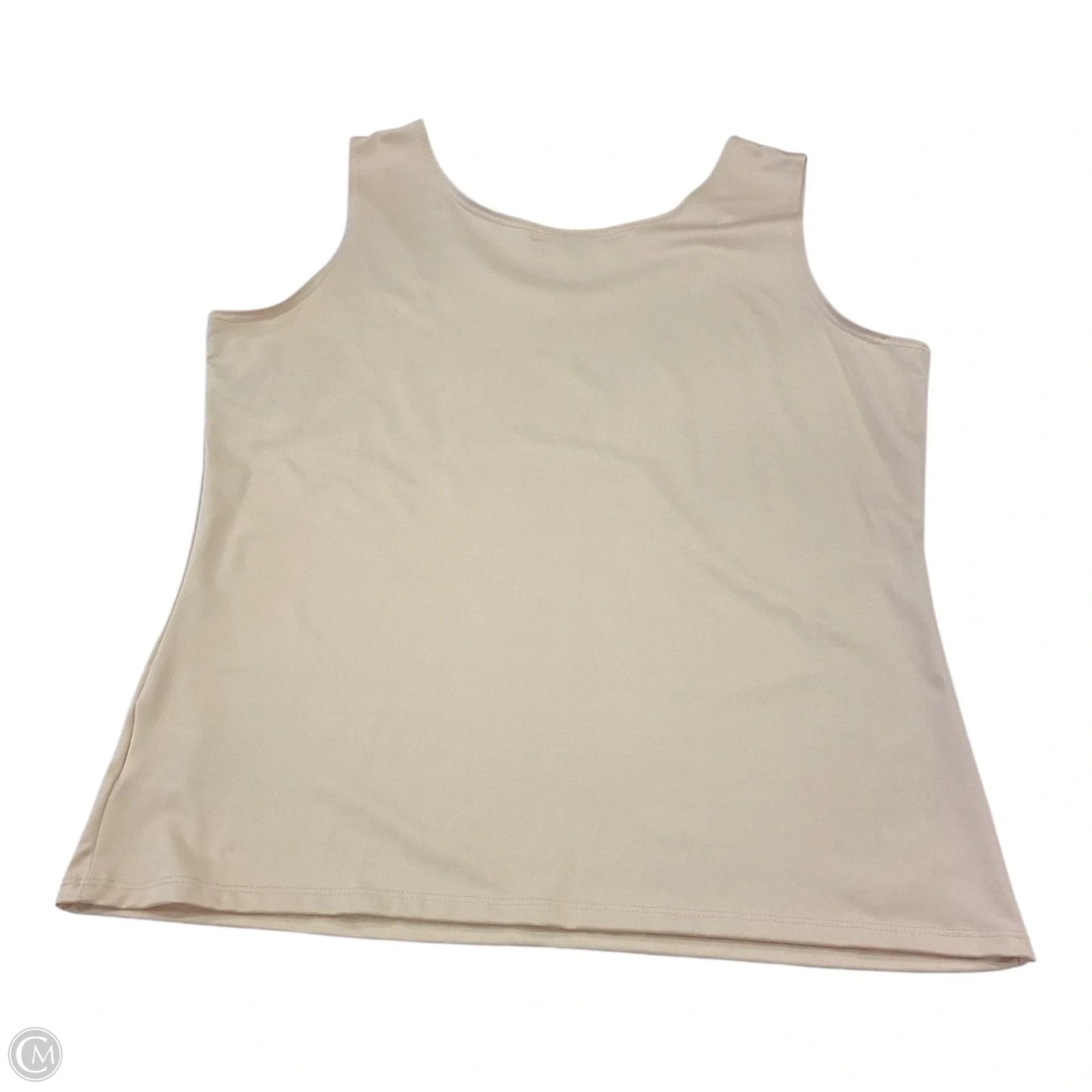 Top Sleeveless By Ellen Tracy In Brown, Size: Xl