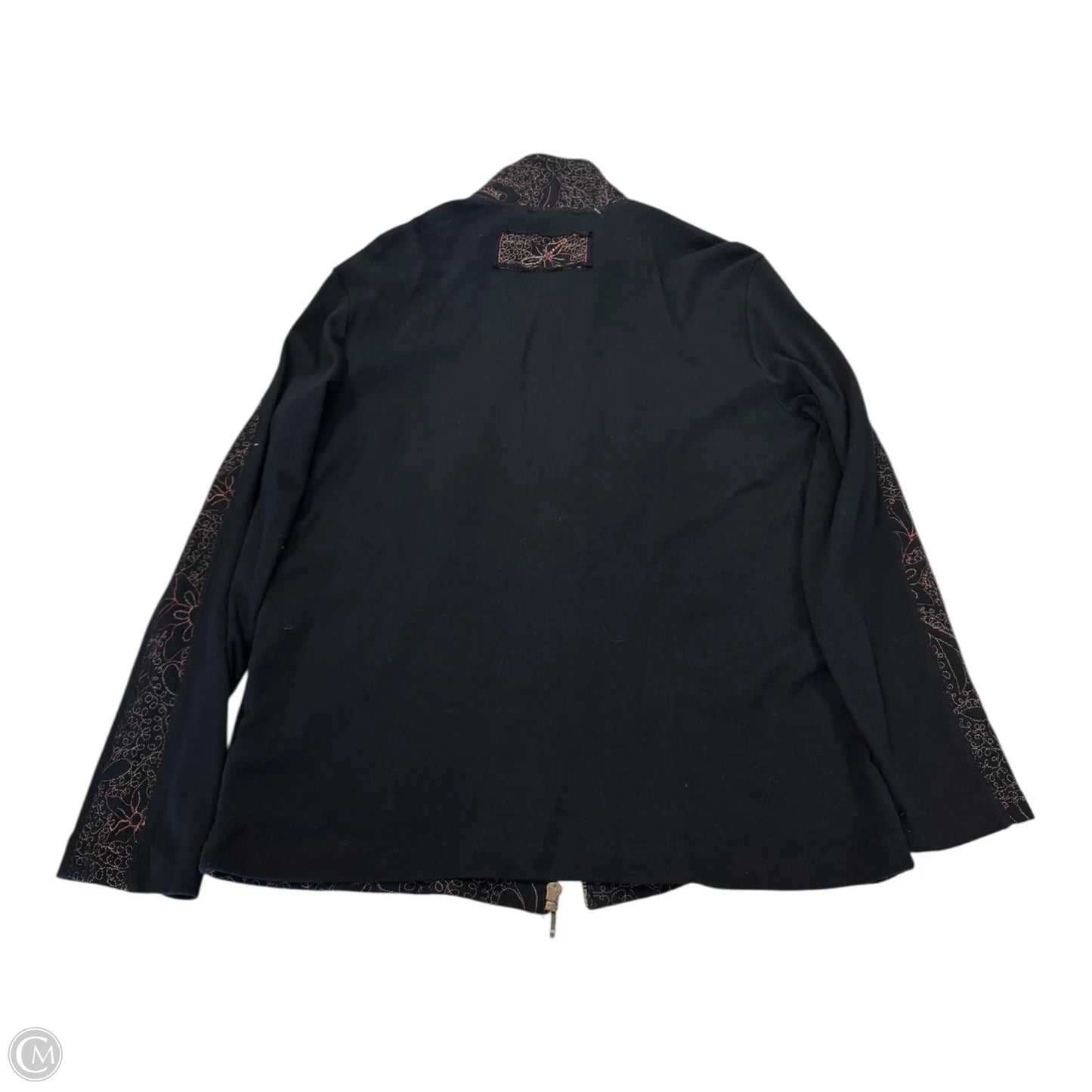 Jacket Other By Chicos In Black, Size: 1 (M)
