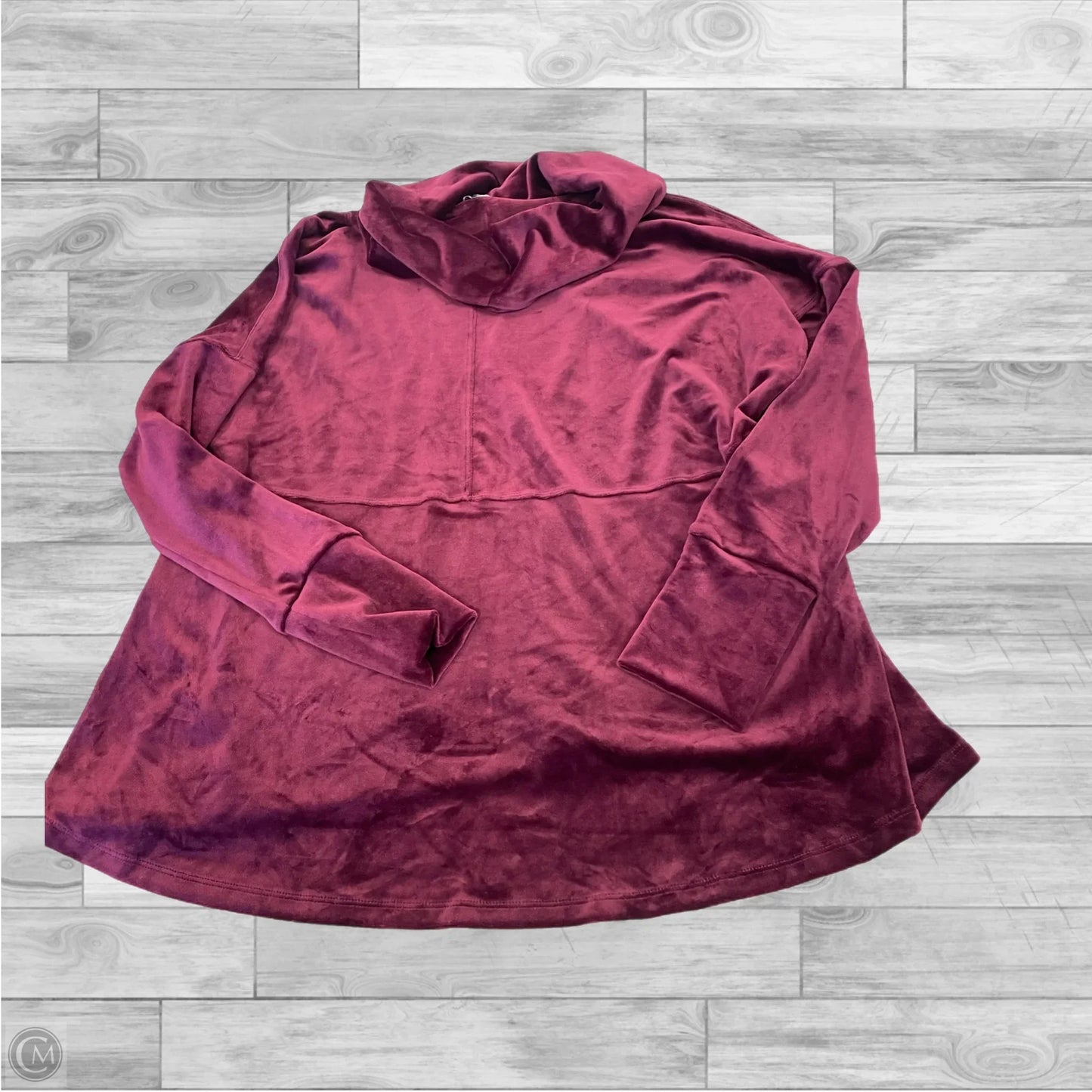 Sweater By Anne Klein In Red, Size: L