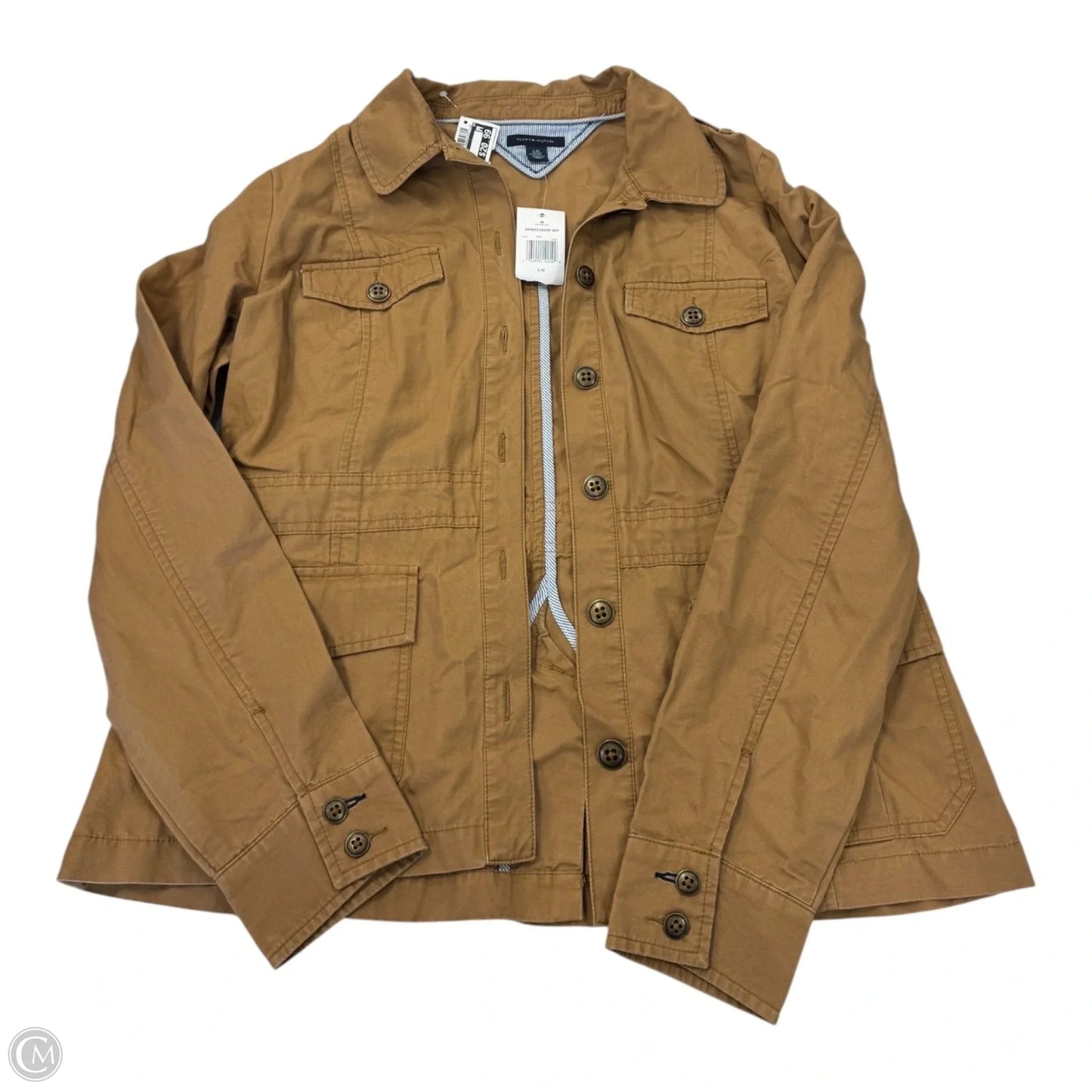 Jacket Other By Tommy Hilfiger In Brown, Size: L