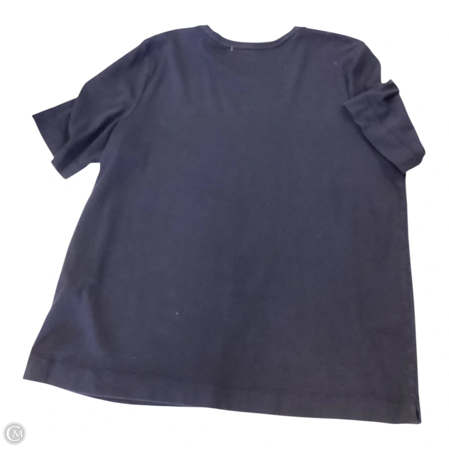 Top 3/4 Sleeve By Chicos In Navy, Size: Xl