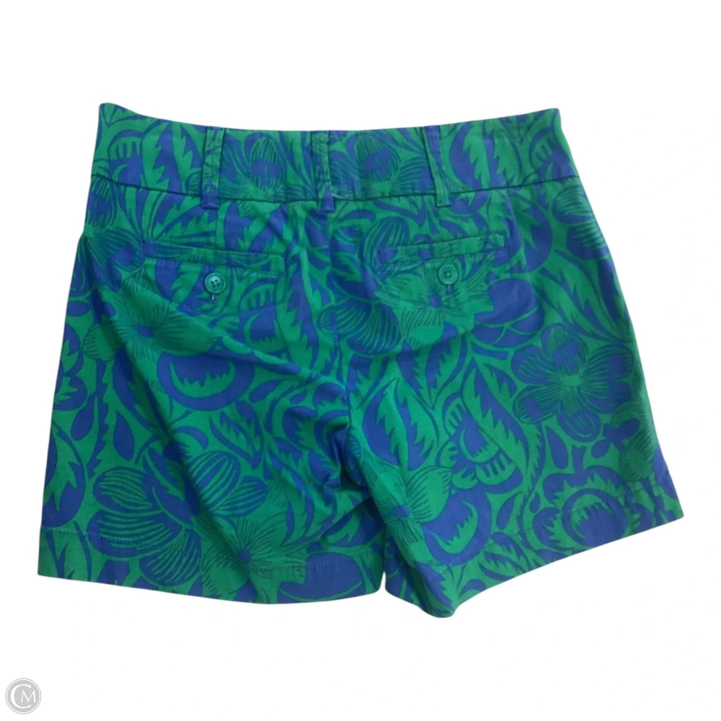 Shorts By Talbots In Blue & Green, Size: 2p