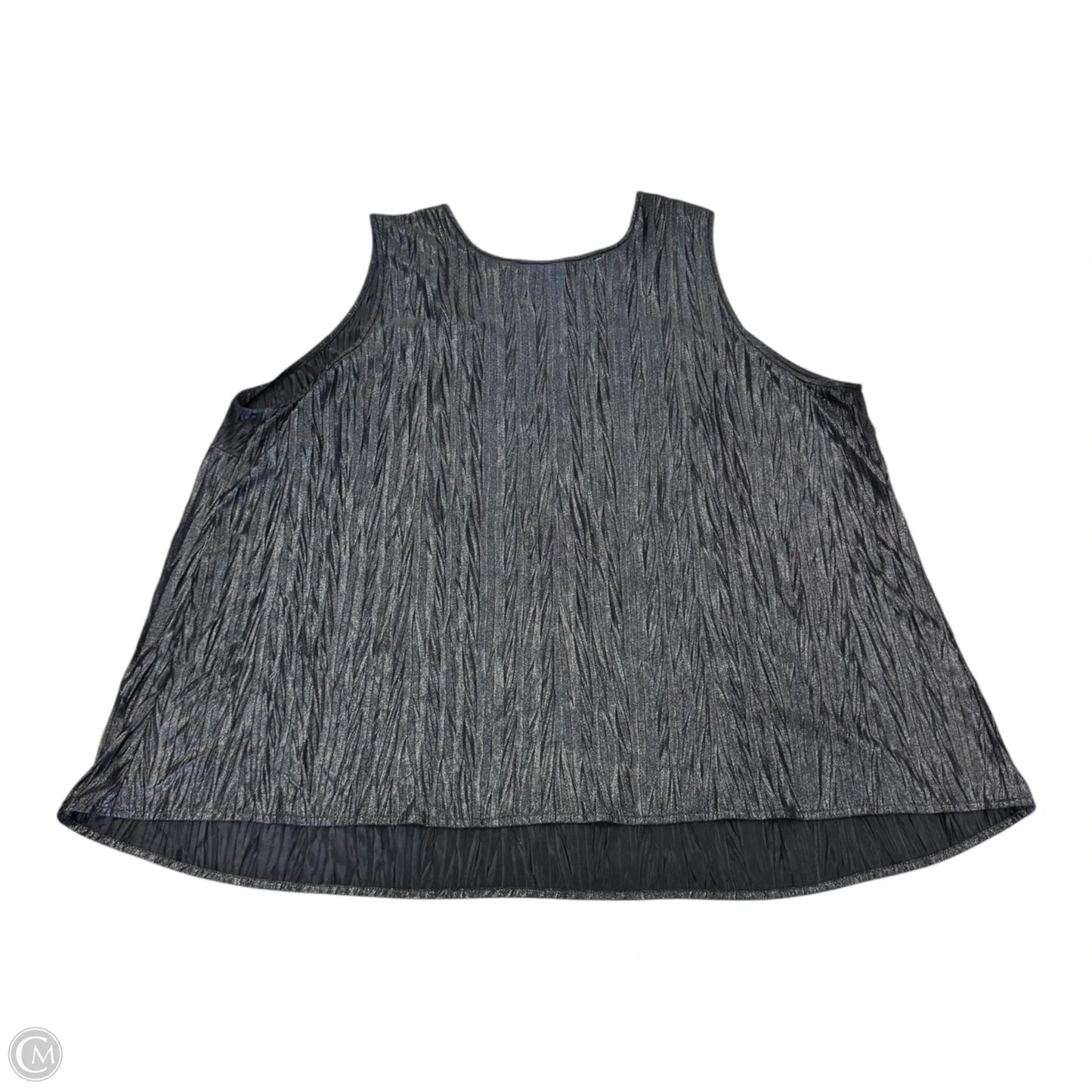 Top Sleeveless By Susan Graver In Black, Size: 3x