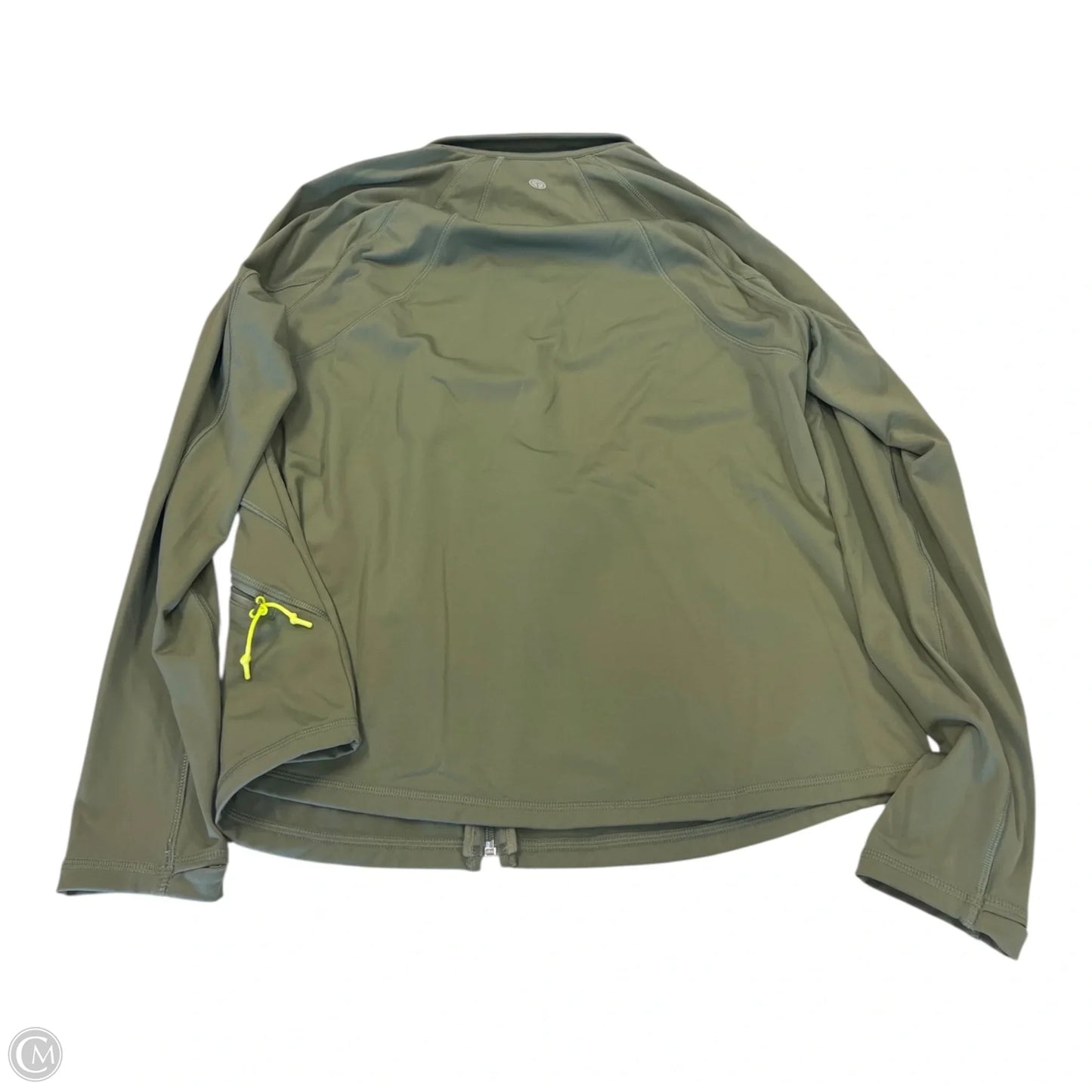 Athletic Jacket By Talbots In Green, Size: L
