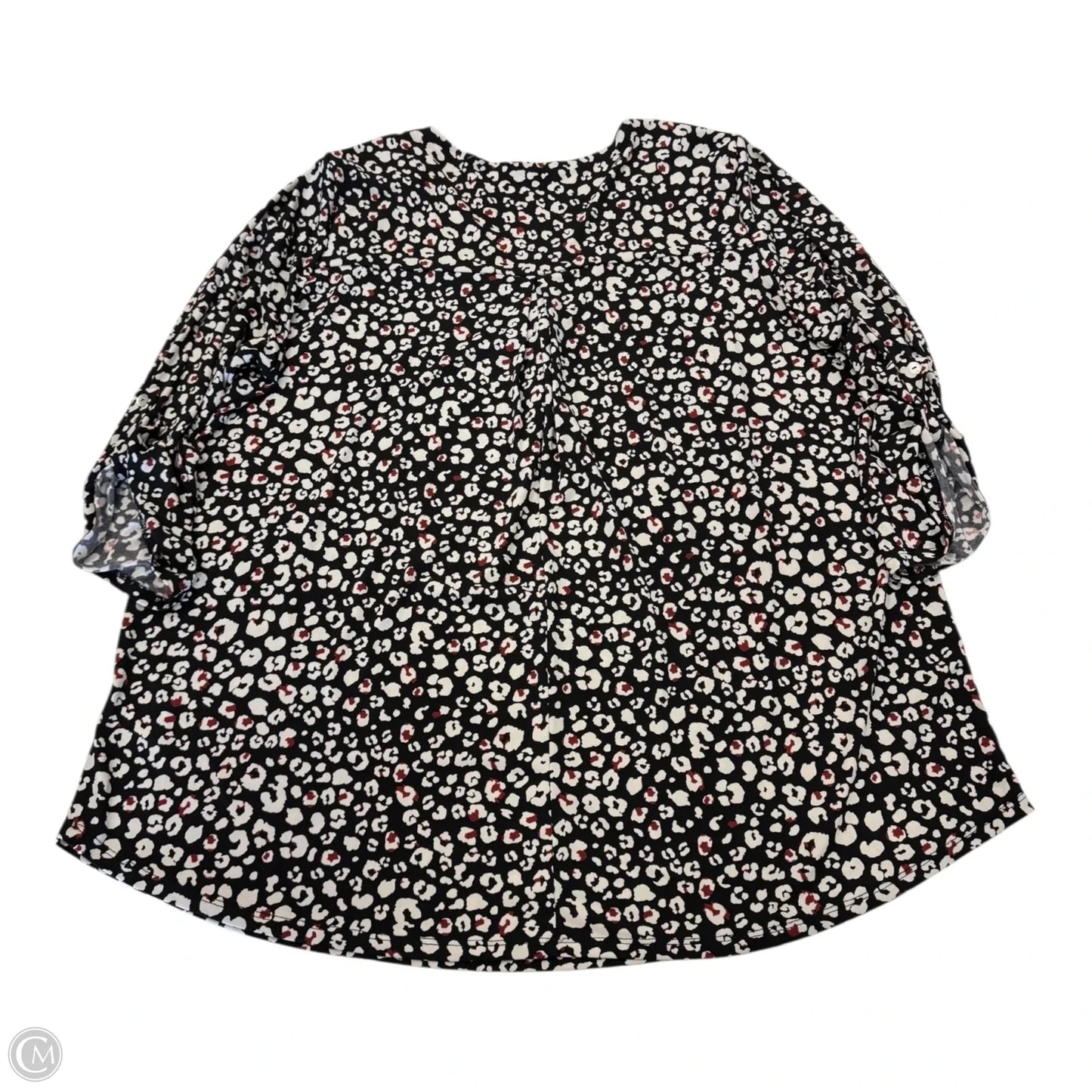 Top 3/4 Sleeve By Clothes Mentor In Multi-colored, Size: 2x