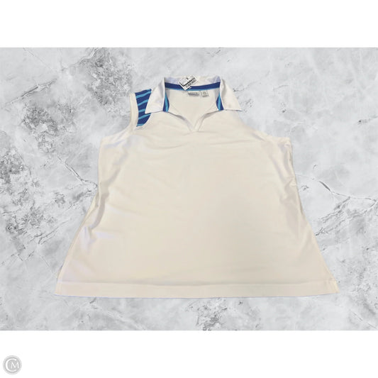 Athletic Tank Top By Chicos In White, Size: 2