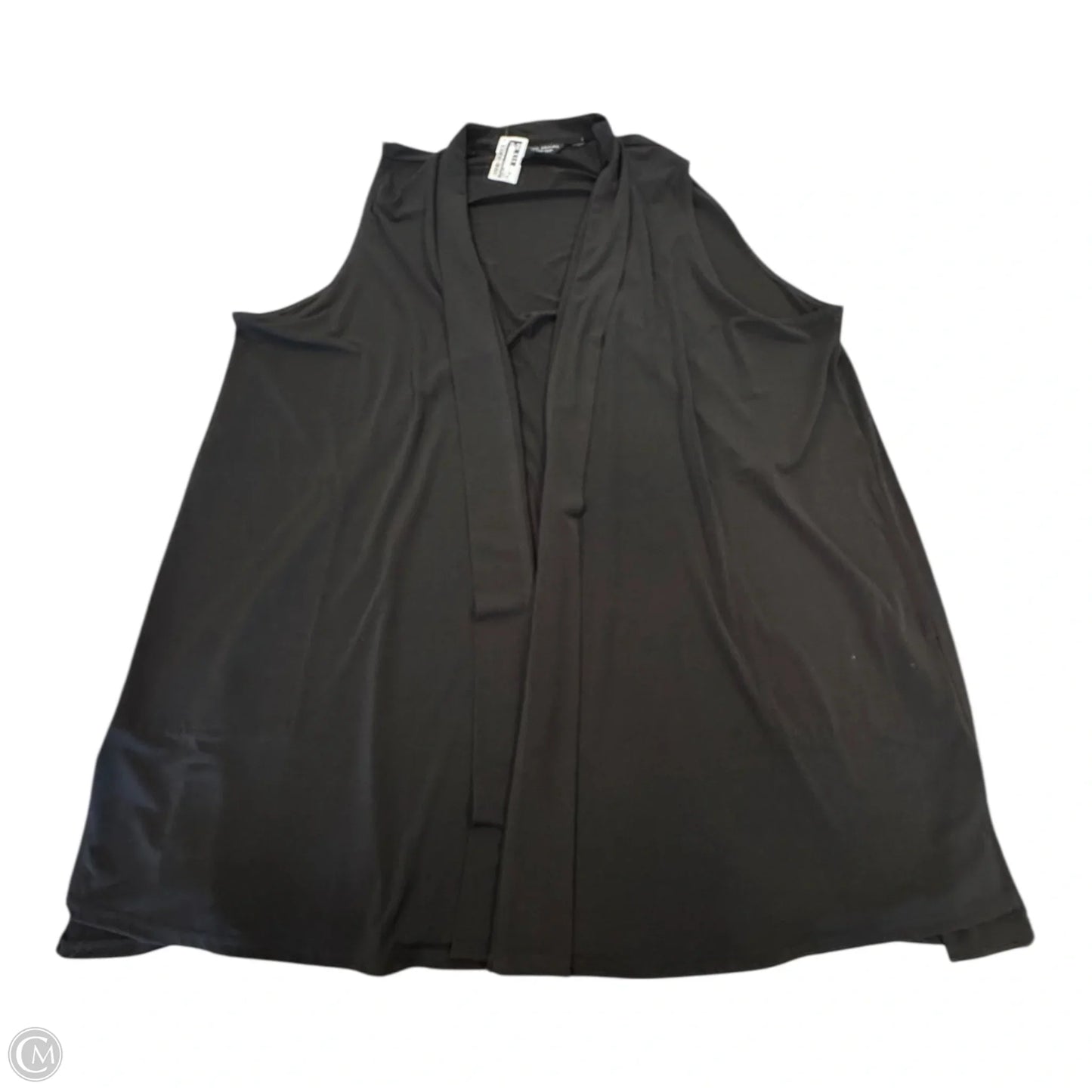 Cardigan By Susan Graver In Black, Size: 3x