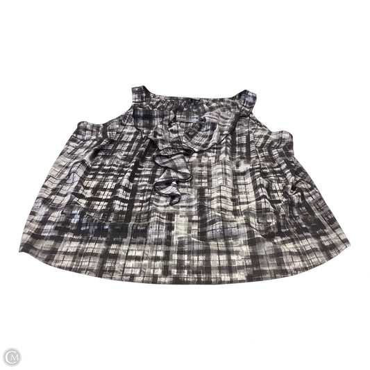 Top Sleeveless By Avenue In Grey, Size: 3x
