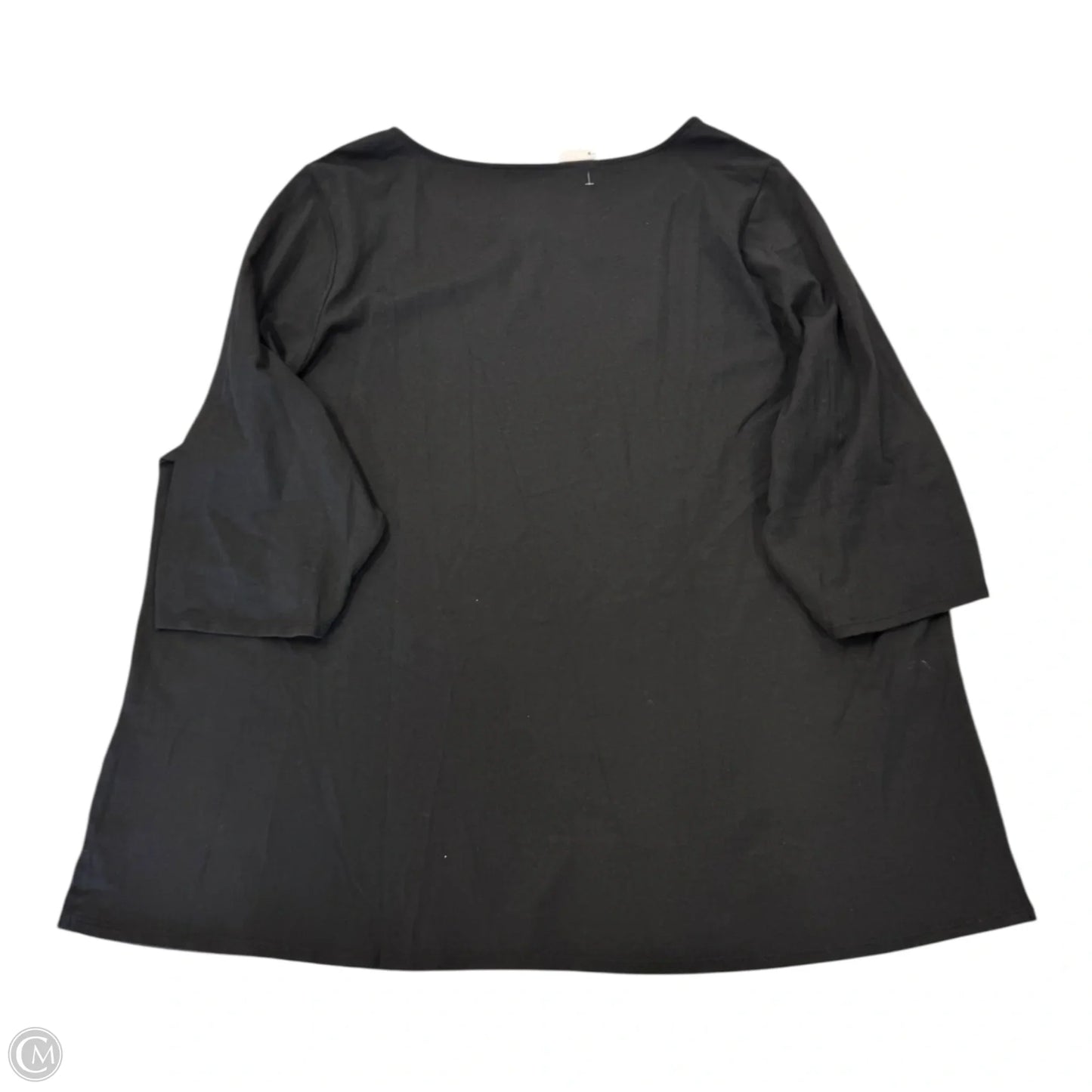 Top Short Sleeve Basic By Belle By Kim Gravel In Black, Size: 3x