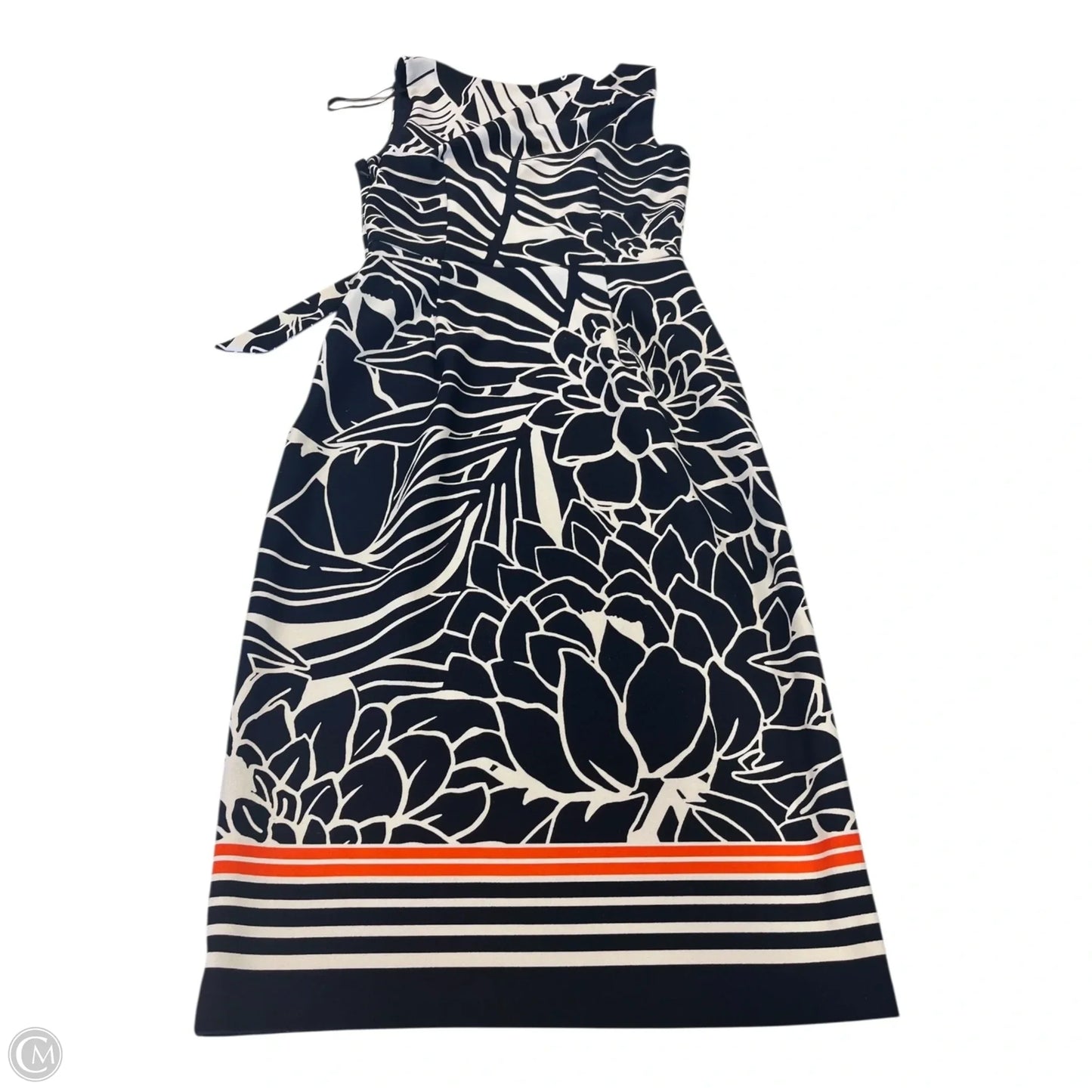 Dress Casual Short By Enfocus In Blue & White, Size: 6