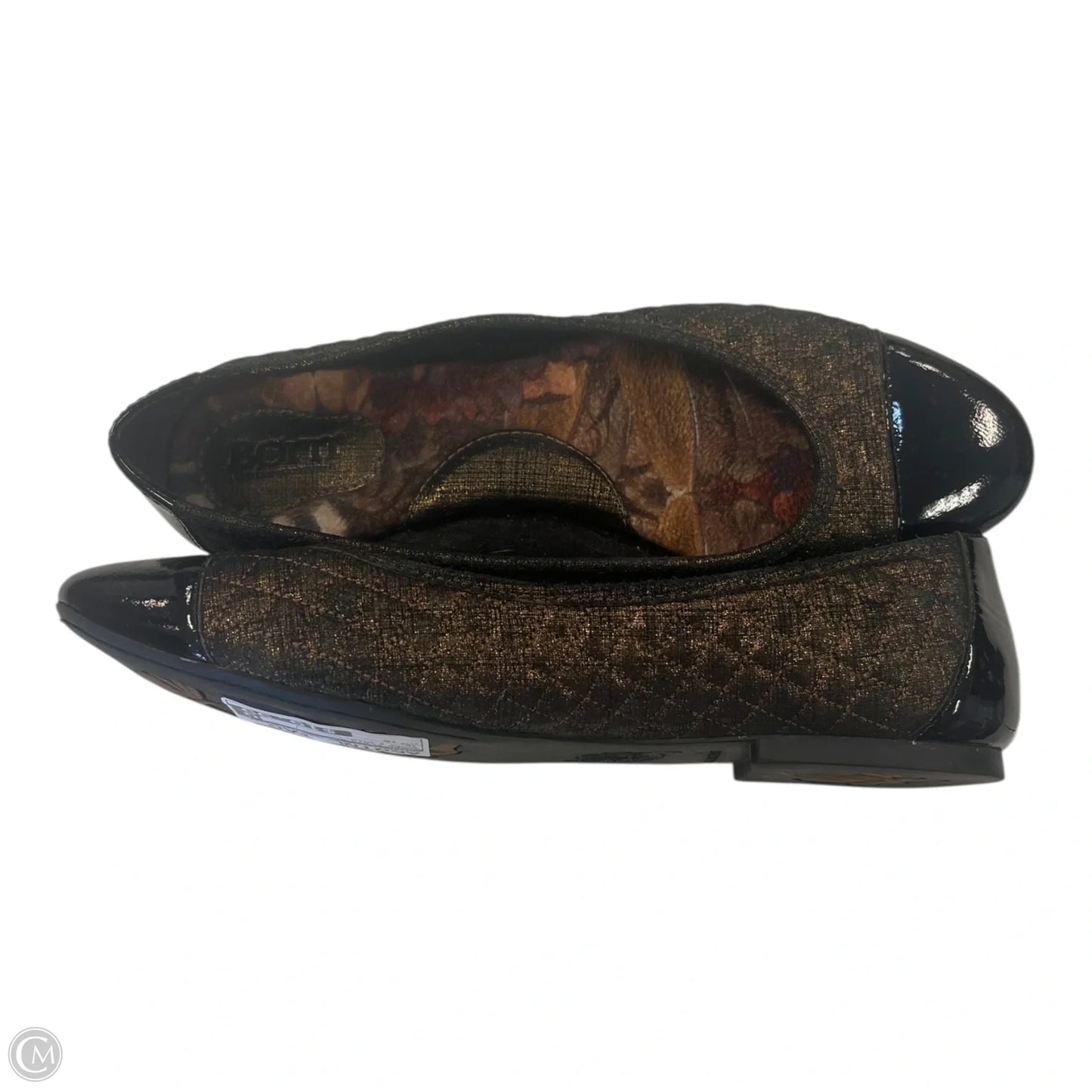 Shoes Flats By Born In Black & Brown, Size: 10