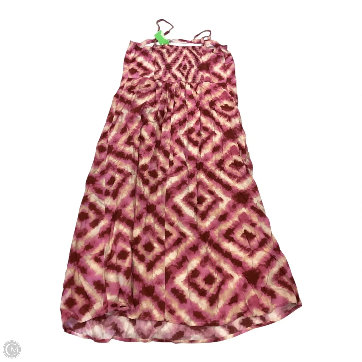 Dress Casual Maxi By Japna In Orange & Pink, Size: L