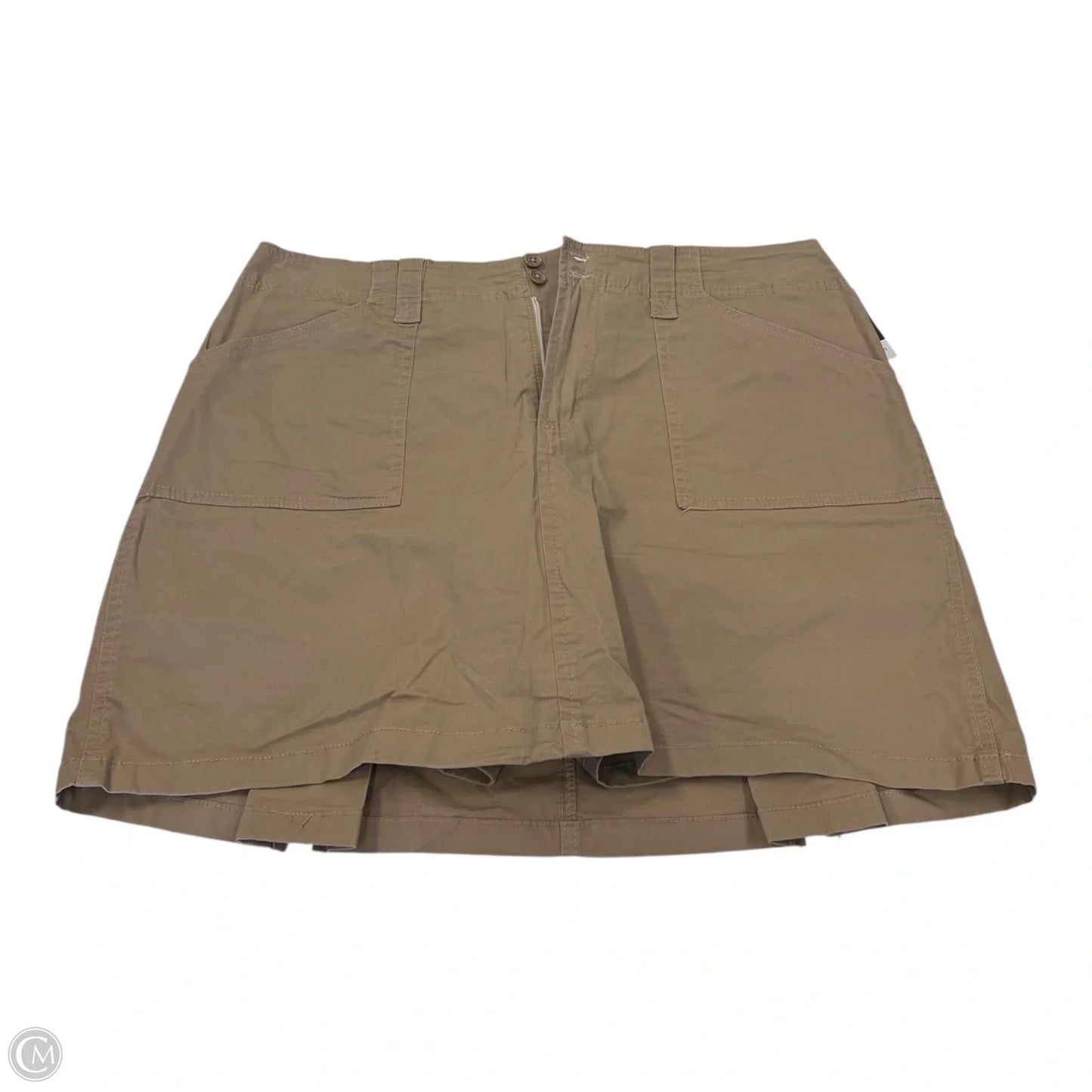 Skort By Gloria Vanderbilt In Brown, Size: 14