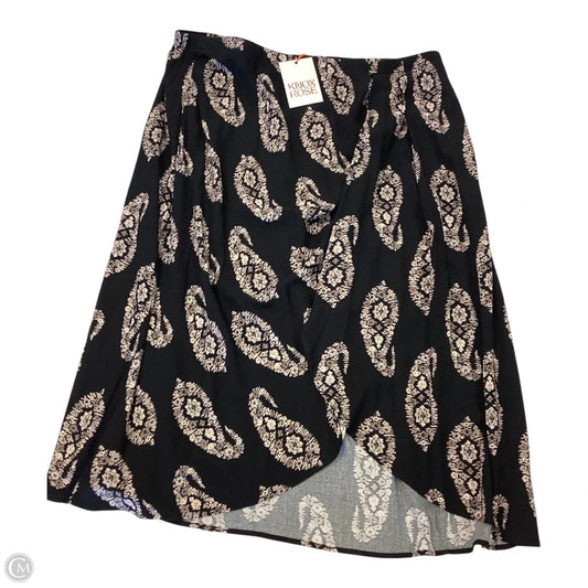 Skirt Maxi By Knox Rose In Black & Cream, Size: Xxl