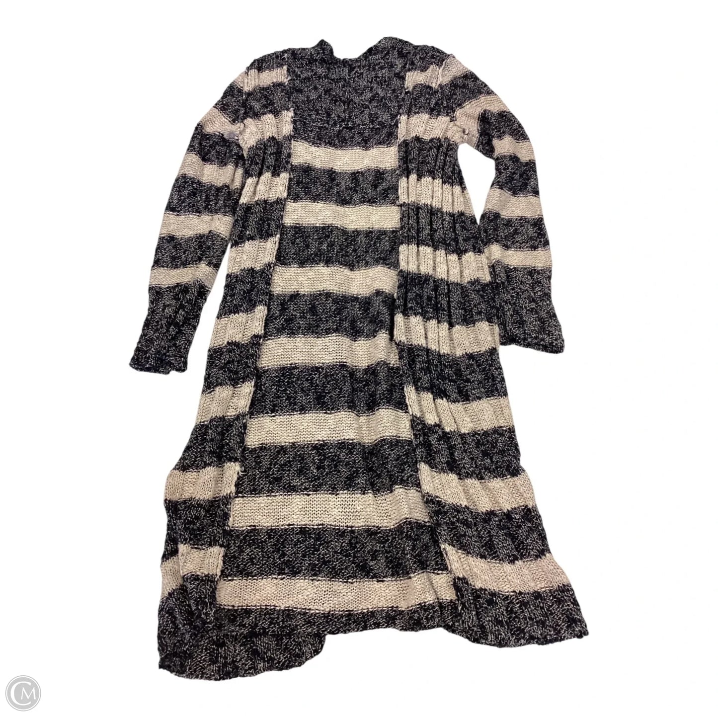 Cardigan By Free People In Blue & Cream, Size: M