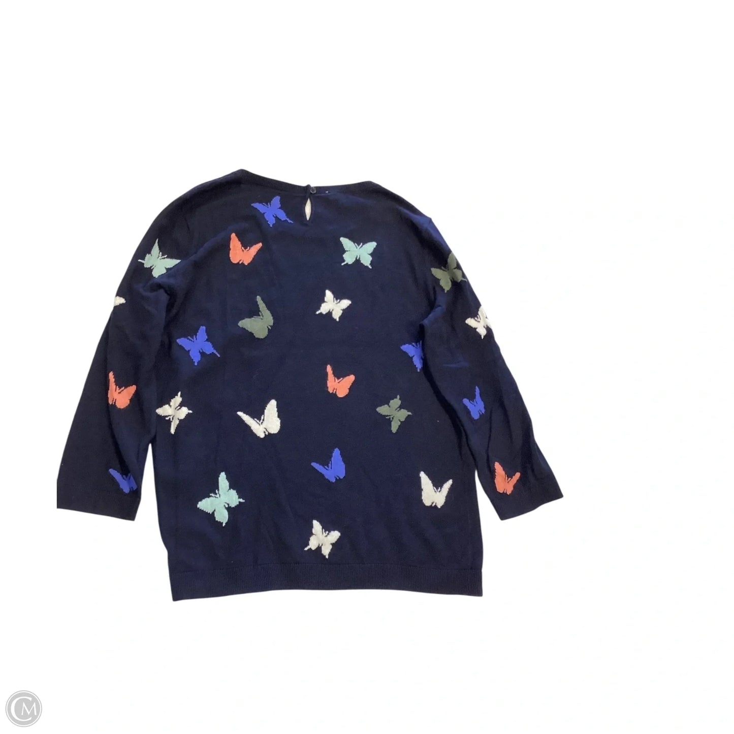 Top Long Sleeve By Talbots In Multi-colored, Size: M