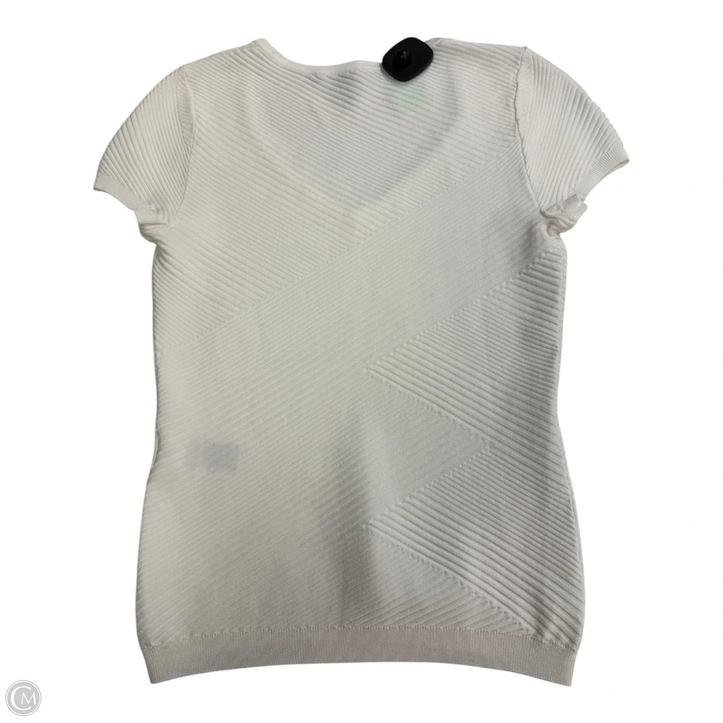 Top Short Sleeve By White House Black Market In White, Size: Xs