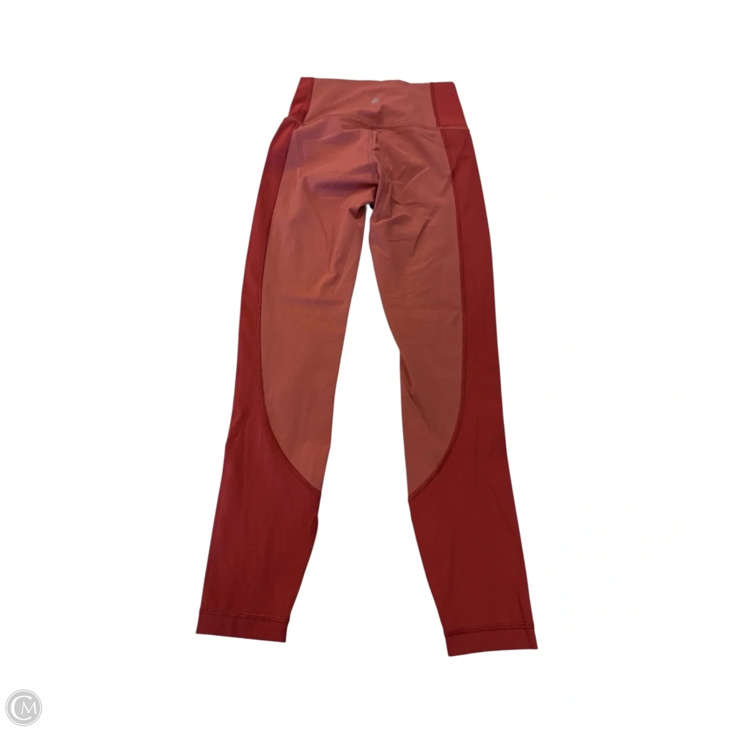 Athletic Leggings By Lululemon In Coral, Size: 2