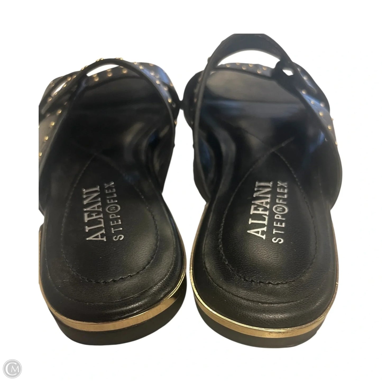 Sandals Flats By Alfani In Black, Size: 6