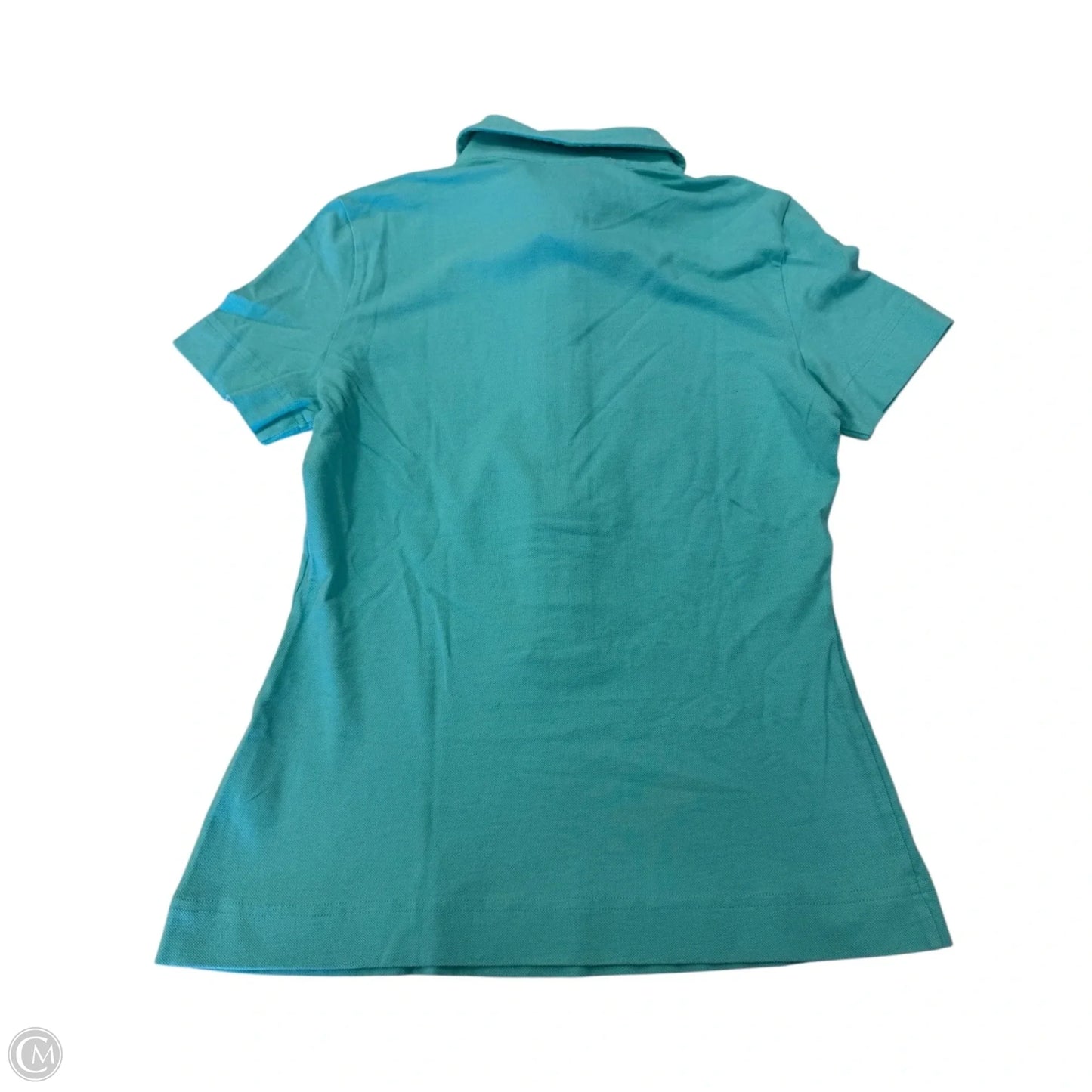 Top Short Sleeve Designer By Tory Burch In Teal, Size: S
