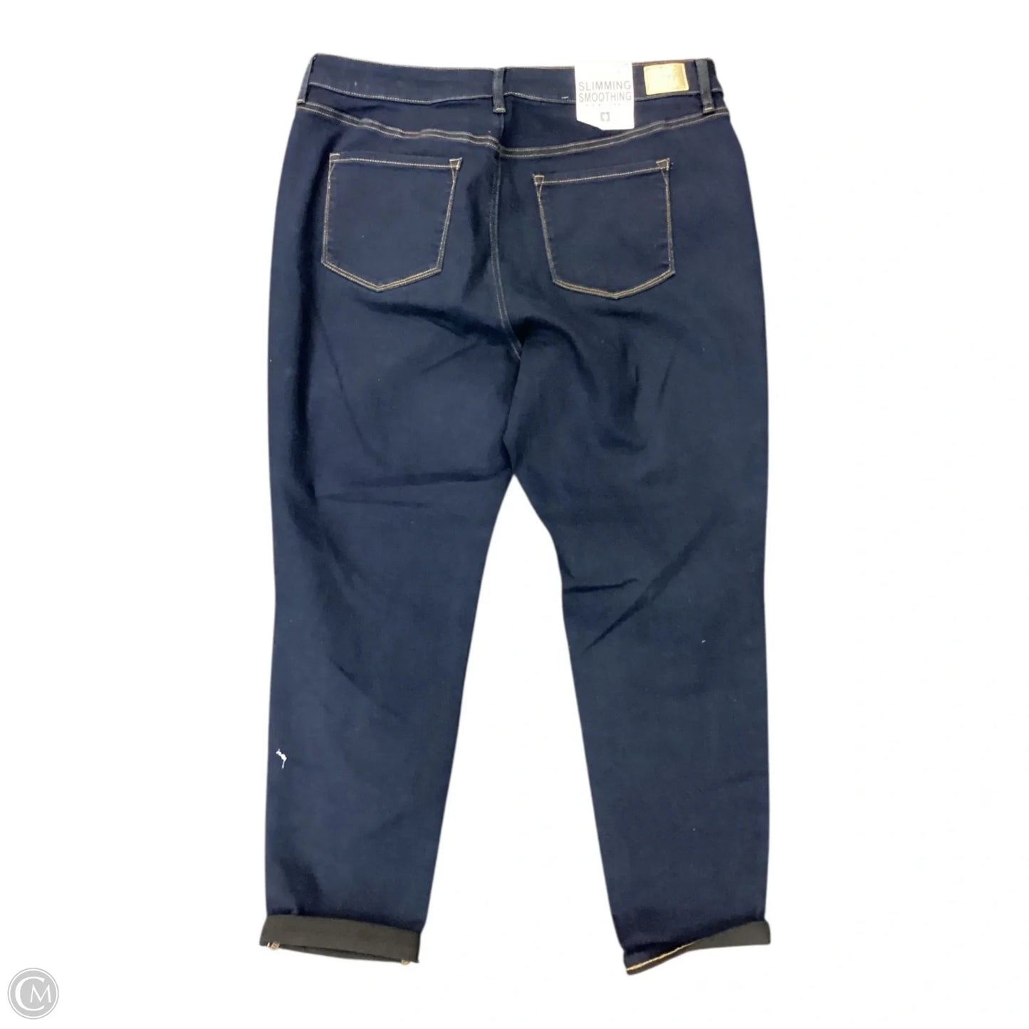 Jeans Skinny By Anne Klein In Blue Denim, Size: 18