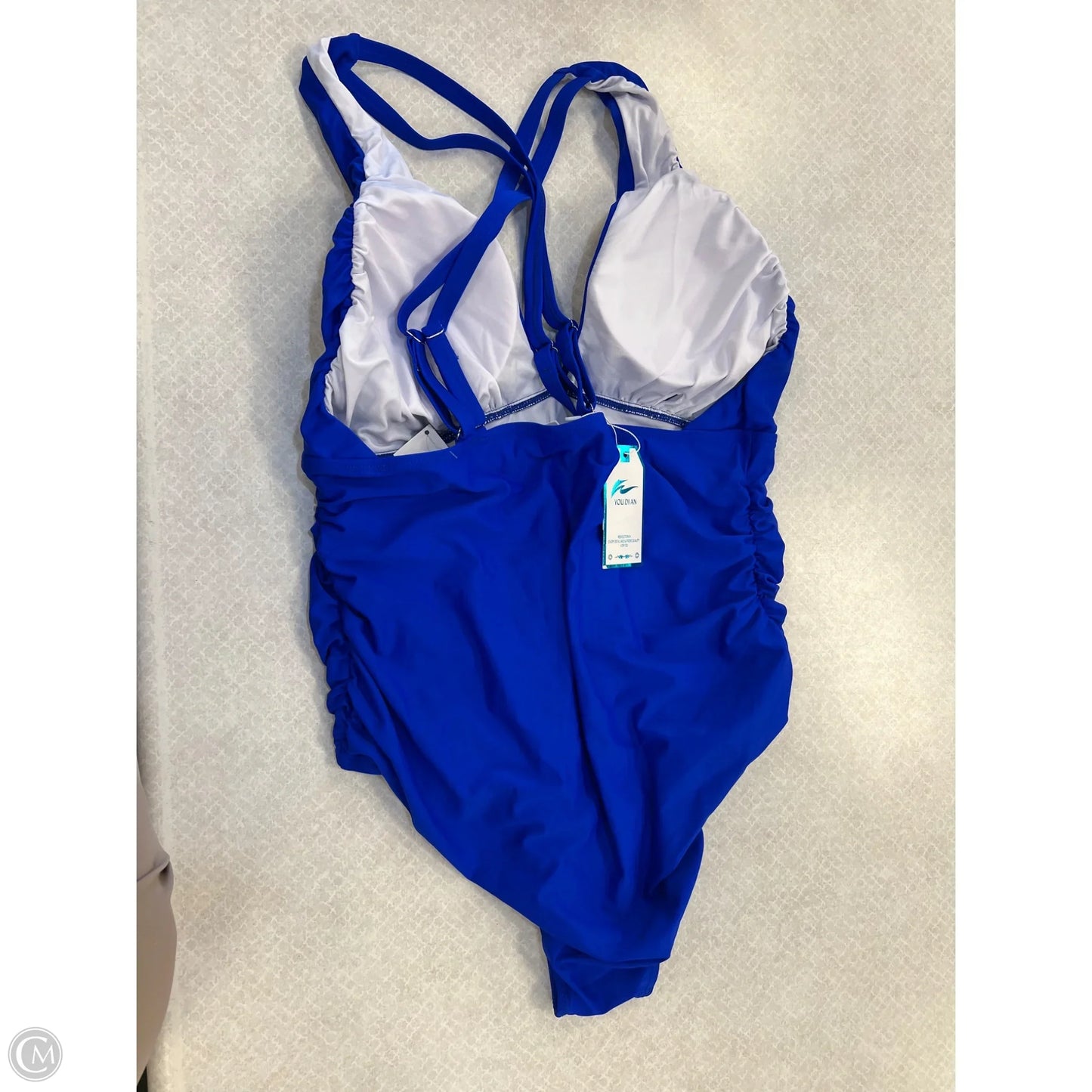Swimsuit By Clothes Mentor In Blue, Size: 2x