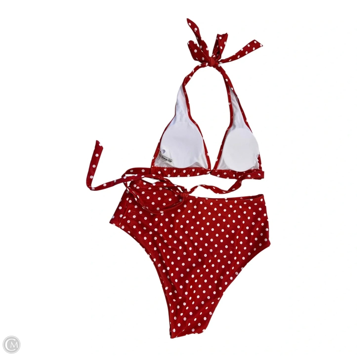 Swimsuit 2pc By Clothes Mentor In Polkadot Pattern, Size: Xl