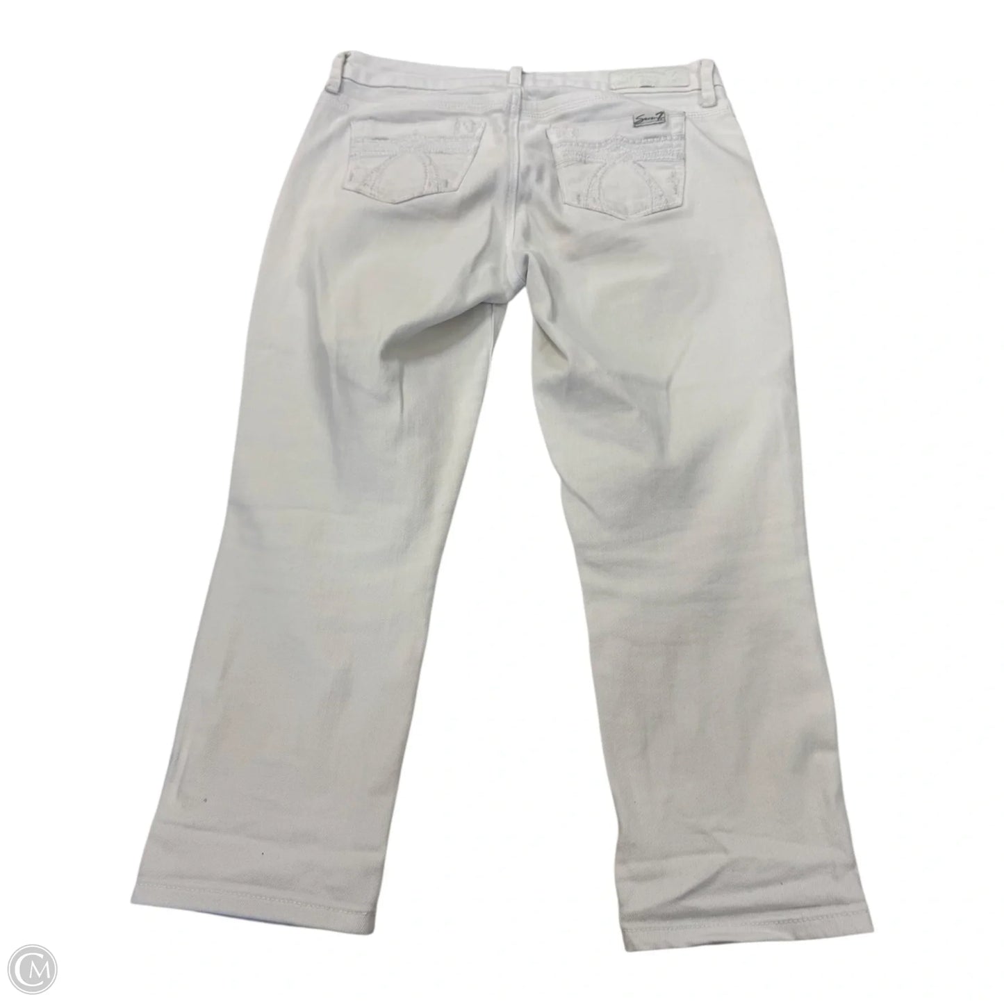 Capris By Seven 7 In White, Size: 4