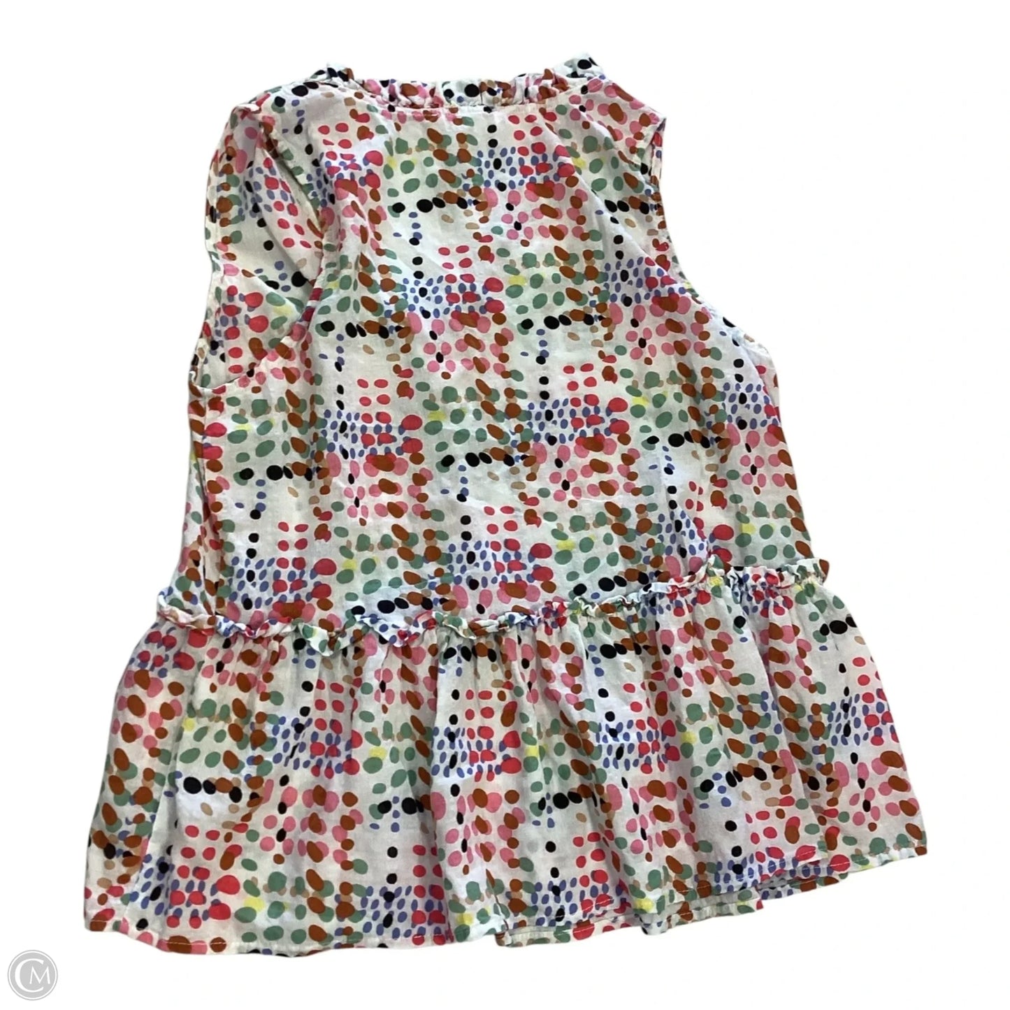 Top Sleeveless By Thml In Polkadot Pattern, Size: M
