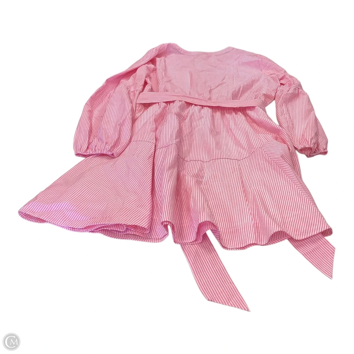 Dress Designer By Lilly Pulitzer In Pink & White, Size: 16