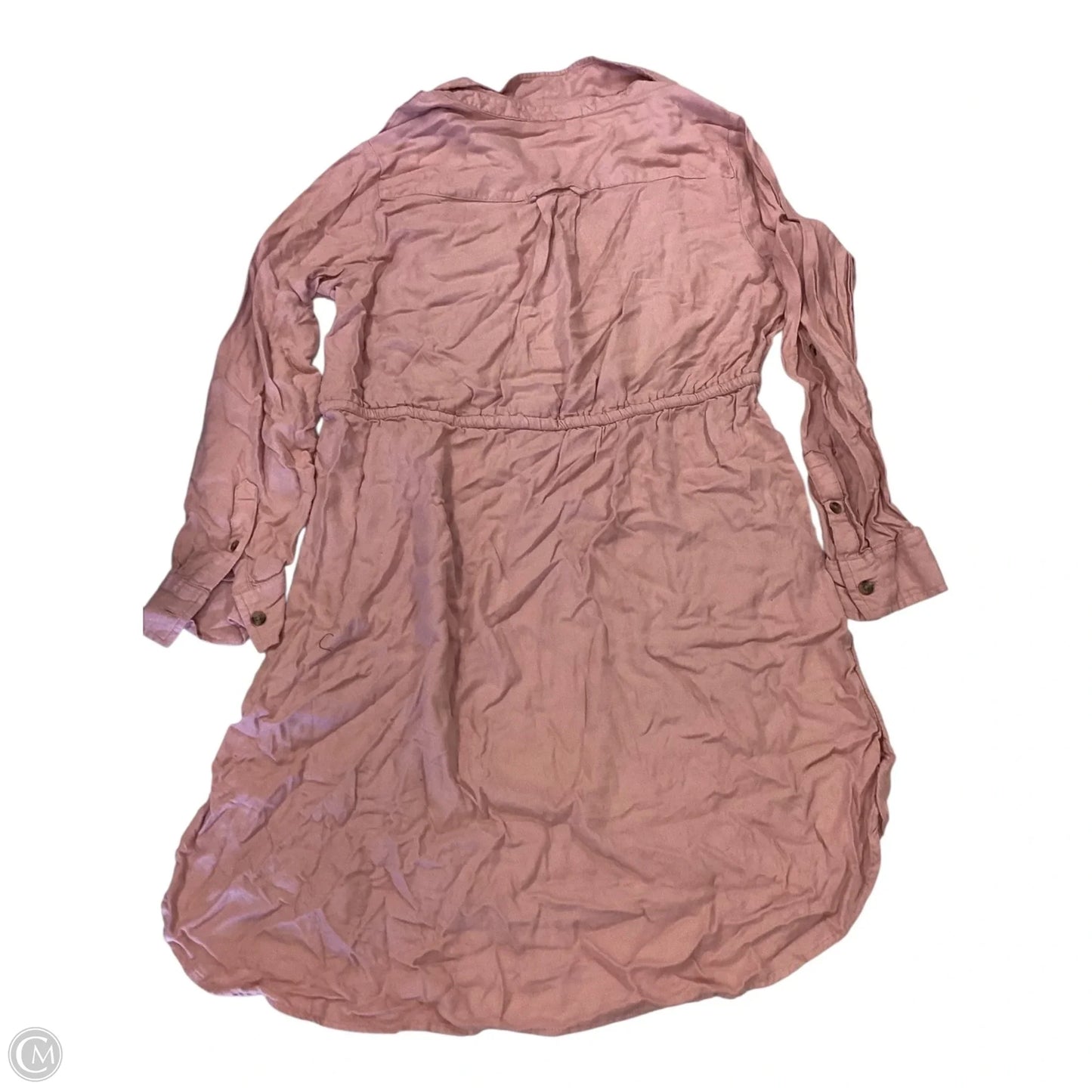 Dress Casual Midi By Time And Tru In Pink, Size: L