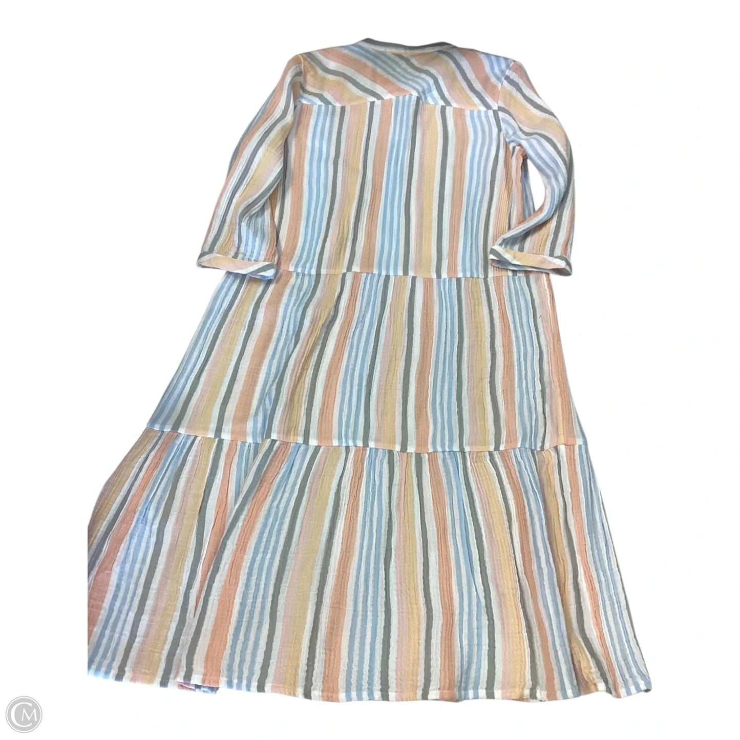 Dress Casual Maxi By Soft Surroundings In Striped Pattern, Size: M