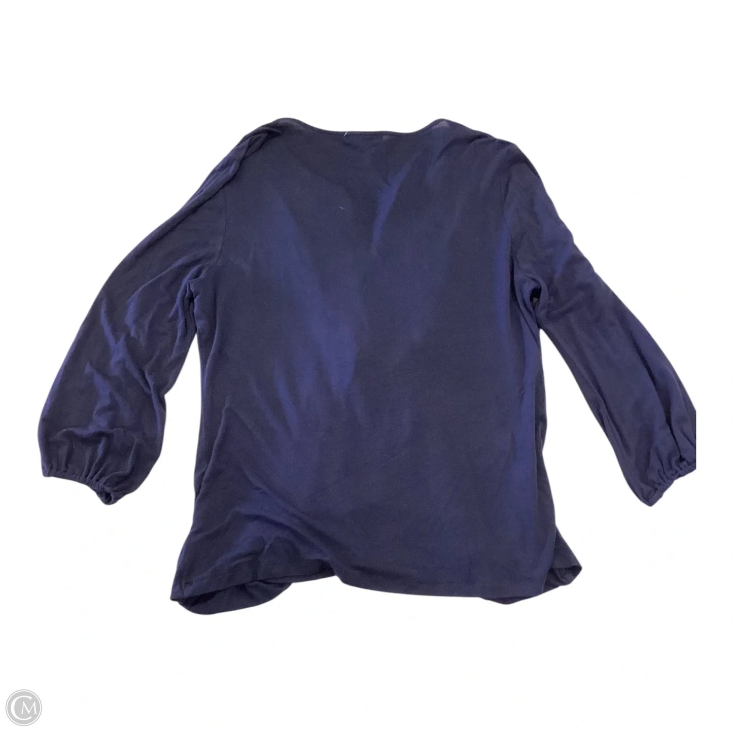 Top 2pc Long Sleeve By Democracy In Blue & Orange, Size: M