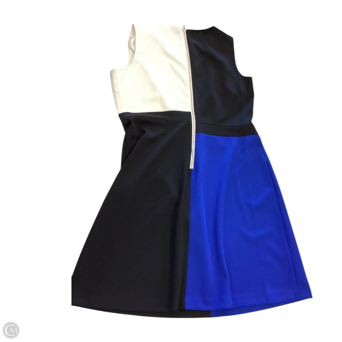 Dress Work By Tommy Hilfiger In Black & Blue, Size: 14
